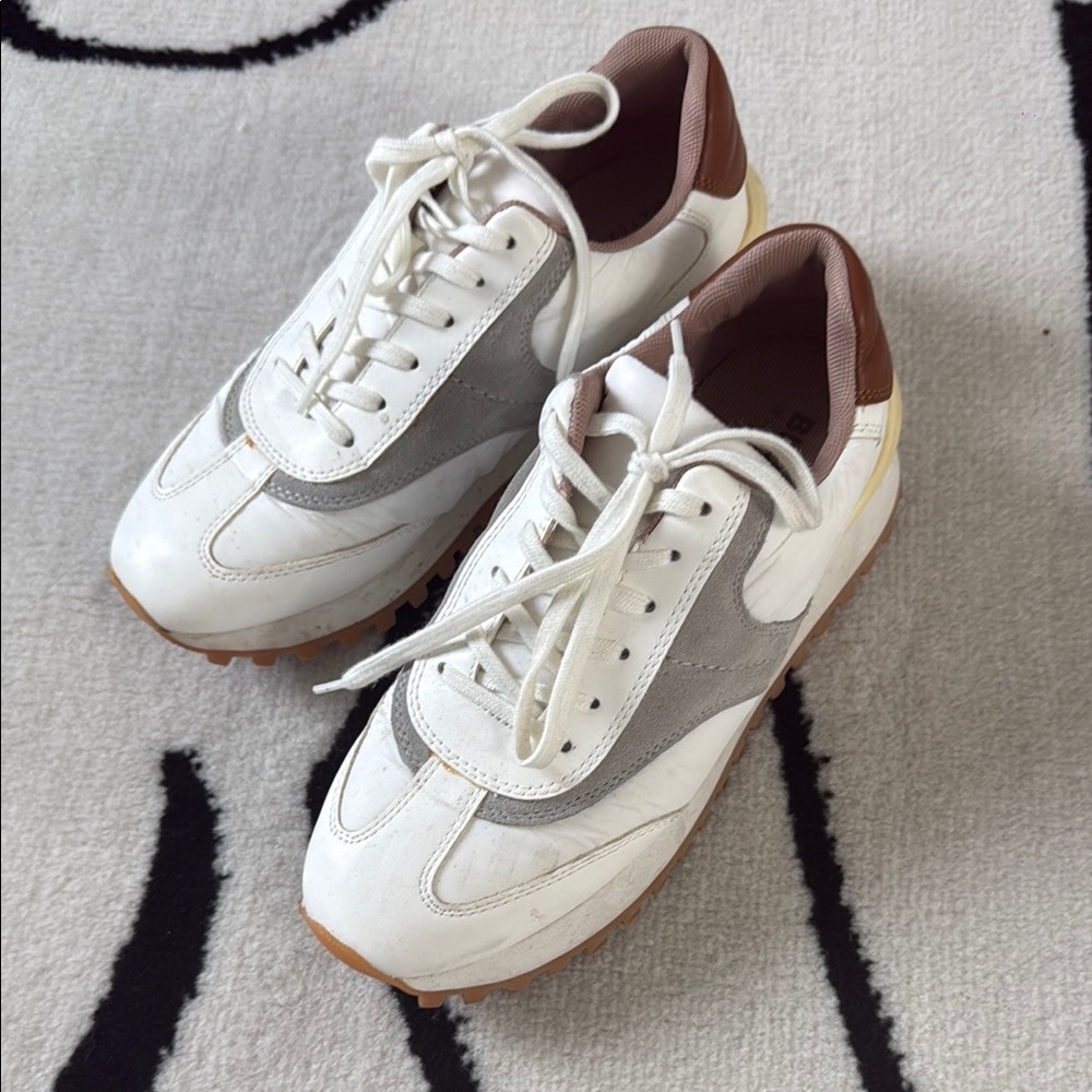 Stylish blondo waterproof  White and Gray Sneakers 7